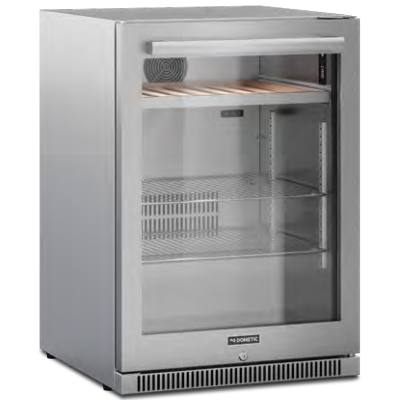 Outdoor refrigeration Stainless steel interior/exterior-150L-3 shelves-glass door-lock Cod.9620001745 Dometic         EA24B - Incasso