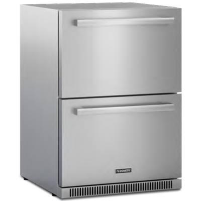 Outdoor refrigeration Stainless steel interior/exterior-150L-2 drawers Cod.9620001747 Dometic         EA24D - Incasso